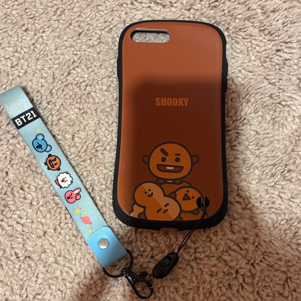 Shooky Phone Case for iPhone 7 plus with lanyard